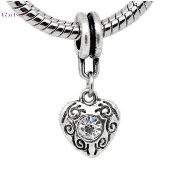 100pcs antique silver clear rhinestone heart april birthstone charms pendants bead for european style bracelet 24mm x 10mm
100pcs antique silver clear rhinestone heart april birthstone charms pendants bead for european style bracelet 24mm x 10mm
