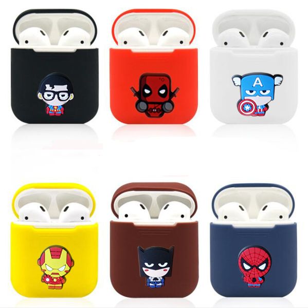The Avengers Cartoon Wireless Bluetooth Earphone Case For Apple AirPods Silicone Charging Headphones Cases for Airpods Protective Cover
The Avengers Cartoon Wireless Bluetooth Earphone Case For Apple AirPods Silicone Charging Headphones Cases for Airpods Protective Cover