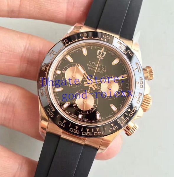 men's rose gold watch automatic eta 7750 chronograph watches cosmograph men rubber oysterflex 116515 eta n valjoux 116518 sport wristwa, Slivery;brown
men's rose gold watch automatic eta 7750 chronograph watches cosmograph men rubber oysterflex 116515 eta n valjoux 116518 sport wristwa, Slivery;brown