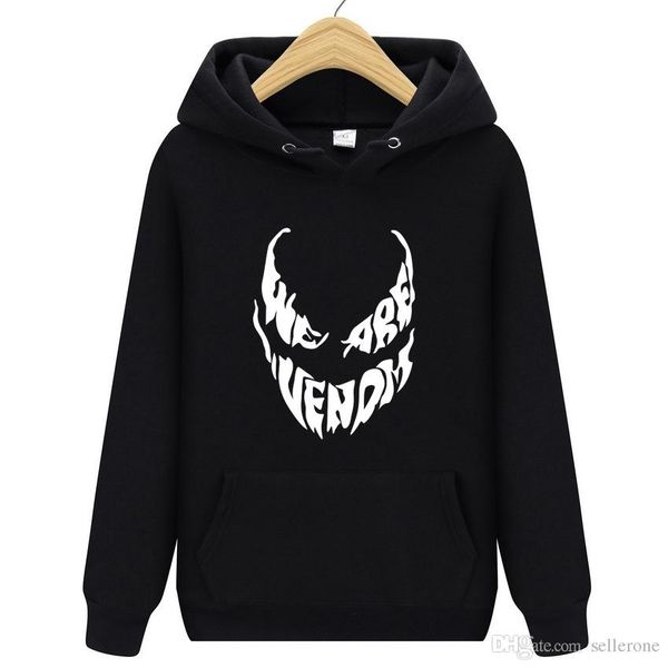 men and women fashion pullover we are venom hoodie men sweatshirts superhero anime autumn winter plus casual leisure hoodies, Black
men and women fashion pullover we are venom hoodie men sweatshirts superhero anime autumn winter plus casual leisure hoodies, Black