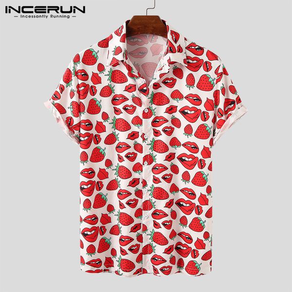 men's casual shirts summer printing hawaiian shirt men stylish short sleeve vacation blouse 2021 streetwear brand lapel camisa incerun, White;black
men's casual shirts summer printing hawaiian shirt men stylish short sleeve vacation blouse 2021 streetwear brand lapel camisa incerun, White;black