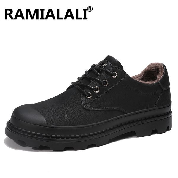 ramialali genuine leather men ankle boots lace up round toe autumn winter warm boots black winter men male footwear
ramialali genuine leather men ankle boots lace up round toe autumn winter warm boots black winter men male footwear
