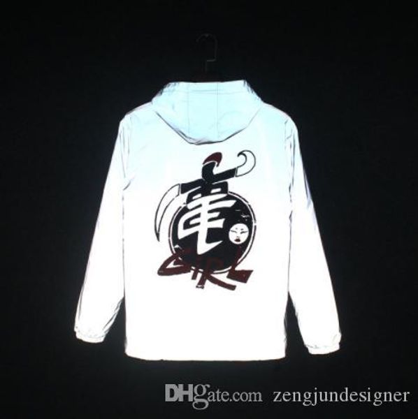 3m reflective mens autumn desinger couple jackets long sleeve fashion style homme hoodies solid color hip hop casual apparel, Black;brown
3m reflective mens autumn desinger couple jackets long sleeve fashion style homme hoodies solid color hip hop casual apparel, Black;brown