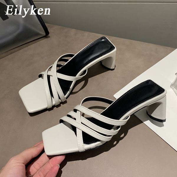eilyken 2020 new women slipper summer fashion square toe high heel classics narrow band sandal ladies outdoor elegant dress shoe, Black
eilyken 2020 new women slipper summer fashion square toe high heel classics narrow band sandal ladies outdoor elegant dress shoe, Black