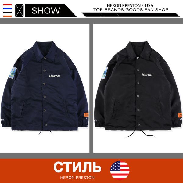 Mens 2019 Luxury Designer Clothes Euramerican Hip-hop Popular Logo HERON PRESTON Jacket Embroidery Mens Designer Jackets
Mens 2019 Luxury Designer Clothes Euramerican Hip-hop Popular Logo HERON PRESTON Jacket Embroidery Mens Designer Jackets