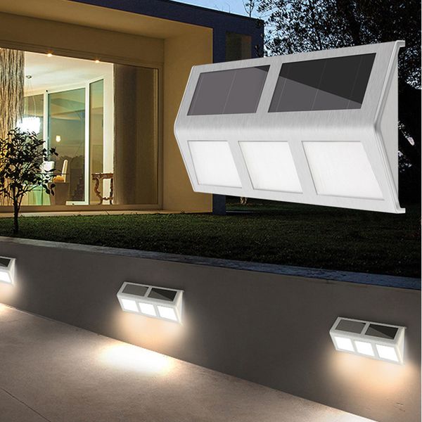 6 smd stainless steel led solar panel street stair lights outdoor wall lamp garden courtyard path garden walkway fence driveway patio lamp
6 smd stainless steel led solar panel street stair lights outdoor wall lamp garden courtyard path garden walkway fence driveway patio lamp