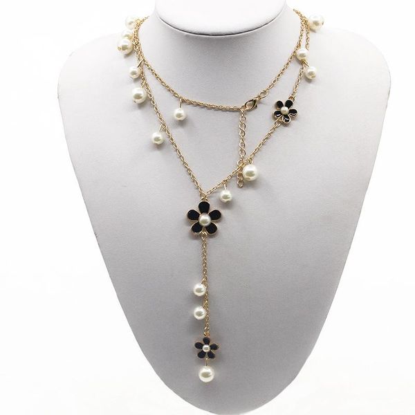 flower necklace simulated pearl jewelry tassel perlas long necklaces & pendants sweater pearls necklaces, Silver
flower necklace simulated pearl jewelry tassel perlas long necklaces & pendants sweater pearls necklaces, Silver