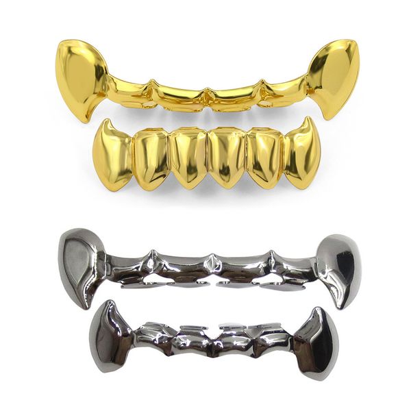 18k gold punk hip-хоп вампирские зубы на fank grillz стоматологические грили зубы подкуп вверх нижняя крышка зуба ргла украшения для косплей, Black
18k gold punk hip-хоп вампирские зубы на fank grillz стоматологические грили зубы подкуп вверх нижняя крышка зуба ргла украшения для косплей, Black