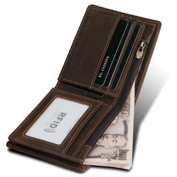 man dark brown rfid blocking leather wallet credit card protector mens vintage cowhide crazy horse leather, Red;black
man dark brown rfid blocking leather wallet credit card protector mens vintage cowhide crazy horse leather, Red;black
