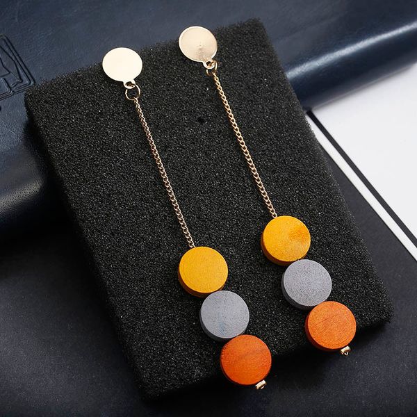 vintage retro long hanging earrings gold color wood beads pendant metal tassel ethnic drop earrings for women street jewelry, Silver
vintage retro long hanging earrings gold color wood beads pendant metal tassel ethnic drop earrings for women street jewelry, Silver