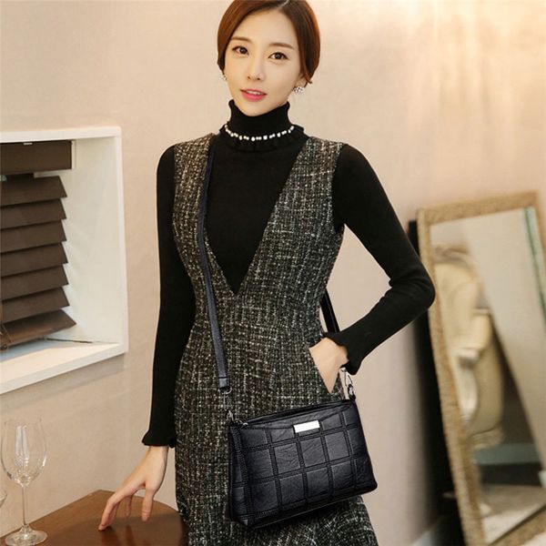 maison fabre fashion women handbag leather plaid messenger bag shoulder small square package a#23
maison fabre fashion women handbag leather plaid messenger bag shoulder small square package a#23