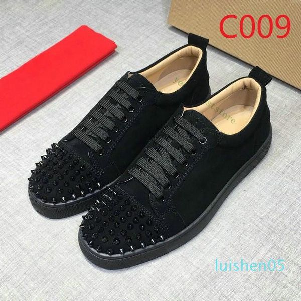 designer sneakers low red bottoms spikes flats shoes men womens suede leather sneakers party designer shoes ag03, Black
designer sneakers low red bottoms spikes flats shoes men womens suede leather sneakers party designer shoes ag03, Black