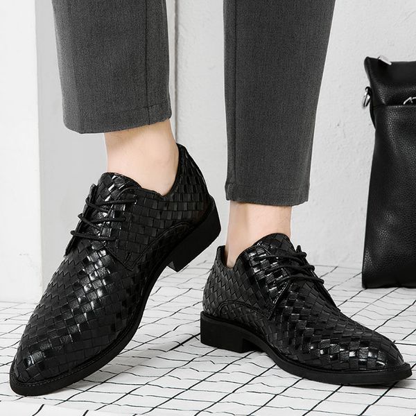 spring and summer mens dress shoes pointed toe breathable male formal shoes business nightclub men's wedding flat shoes sa123, Black
spring and summer mens dress shoes pointed toe breathable male formal shoes business nightclub men's wedding flat shoes sa123, Black