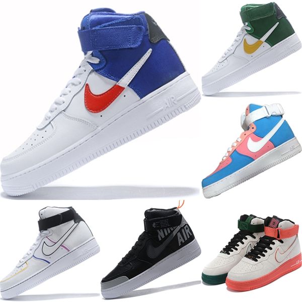 2019 forced high one 1 07 lv8 leather skateboard sneaker originals forced 1 buffer rubber built_in zoom air sports shoes, Black
2019 forced high one 1 07 lv8 leather skateboard sneaker originals forced 1 buffer rubber built_in zoom air sports shoes, Black