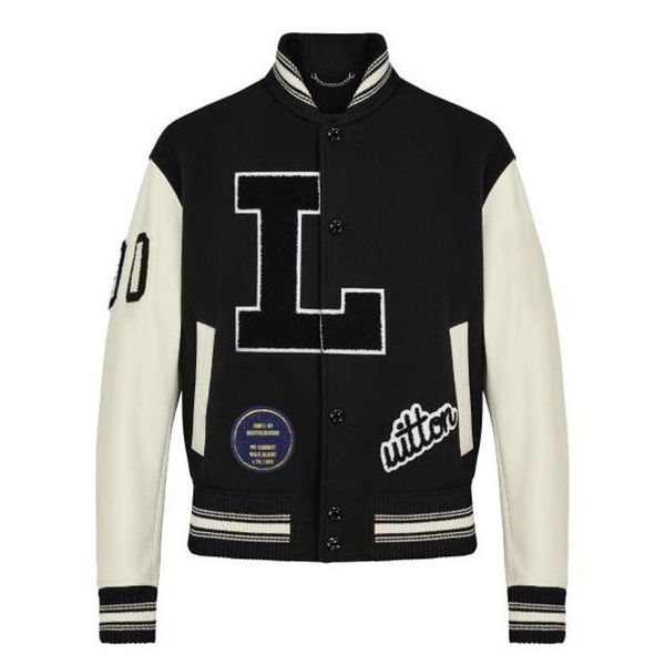 19ss letter applique panelled baseball jacket sport comfortable jackets men women casual street button coat fashion outwear hfhljk015, Black;brown
19ss letter applique panelled baseball jacket sport comfortable jackets men women casual street button coat fashion outwear hfhljk015, Black;brown