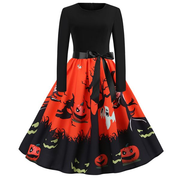 halloween women dress vintage hepburn style women dress fashion panelled bow sashes long sleeve women dress, Black;gray
halloween women dress vintage hepburn style women dress fashion panelled bow sashes long sleeve women dress, Black;gray