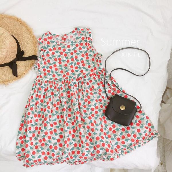 2020 korea style girls printed dress fashion summer girls vest dresses 1-6 years ho839, Red;yellow
2020 korea style girls printed dress fashion summer girls vest dresses 1-6 years ho839, Red;yellow