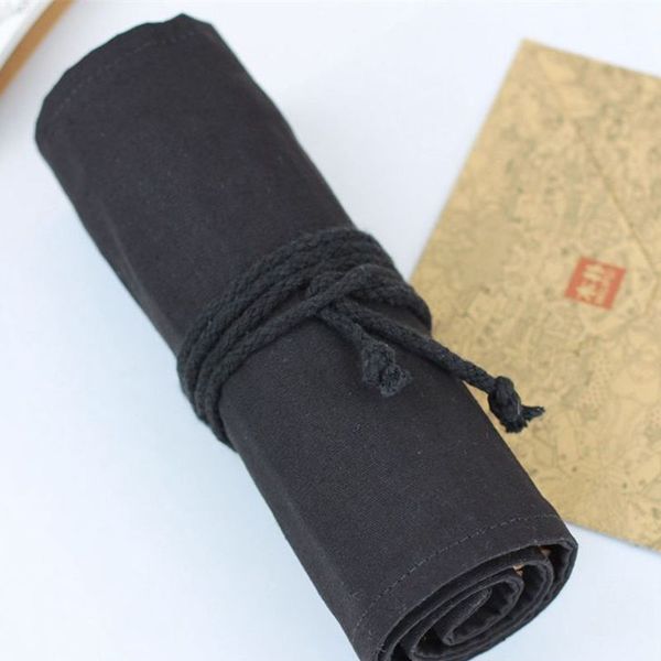 new paint brush bag cases pure cotton black canvas large capacity color pencil bag school arts supplies estojo escolar papelaria
new paint brush bag cases pure cotton black canvas large capacity color pencil bag school arts supplies estojo escolar papelaria