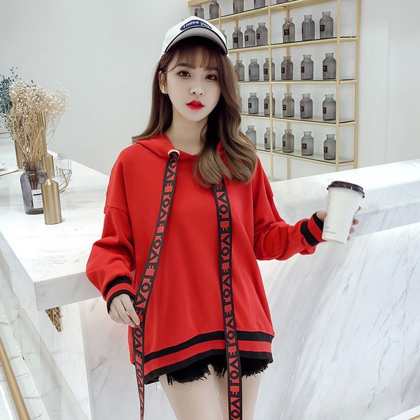 autumn clothing hoodie women's 2019 new style long sleeve korean-style fashion loose-fit laziness-style ins super fire coat hot, Black
autumn clothing hoodie women's 2019 new style long sleeve korean-style fashion loose-fit laziness-style ins super fire coat hot, Black