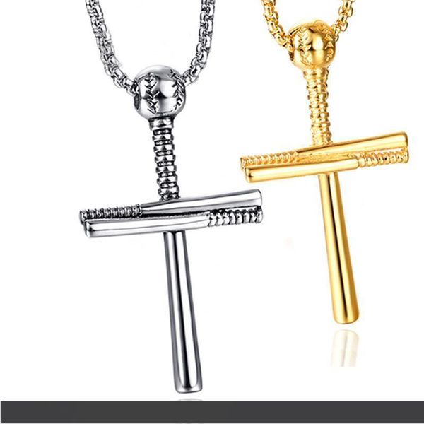 baseball player and stacked baseballs bat cross pendant necklace stainless steel faith male jewelry, Silver
baseball player and stacked baseballs bat cross pendant necklace stainless steel faith male jewelry, Silver