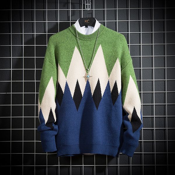 winter sweater men's warm fashion hit color casual o-neck knitted pullover man streetwear wild loose long sleeve sweater -5xl, White;black
winter sweater men's warm fashion hit color casual o-neck knitted pullover man streetwear wild loose long sleeve sweater -5xl, White;black