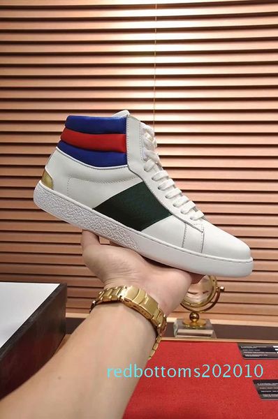 mens fashion new ace high leather sneakers designer causal shoes 5mm height size euro 38-45 r10, Black
mens fashion new ace high leather sneakers designer causal shoes 5mm height size euro 38-45 r10, Black