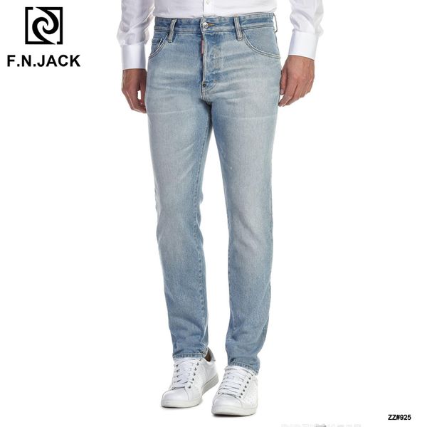 2019 new men's business jeans high waist straight barrel loose elastic jeans men's casual trousers, Blue
2019 new men's business jeans high waist straight barrel loose elastic jeans men's casual trousers, Blue