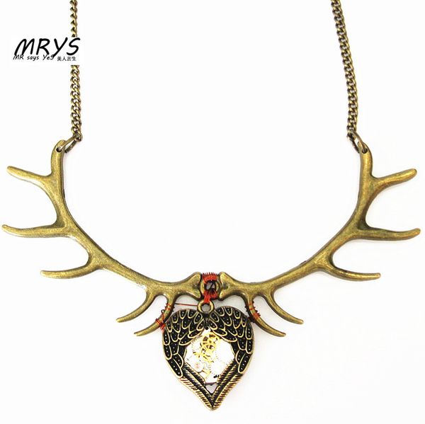 steampunk gothic mechanical watch part gear deer antler heart pendant statement necklace chain choker women men vintage jewelry, Silver
steampunk gothic mechanical watch part gear deer antler heart pendant statement necklace chain choker women men vintage jewelry, Silver