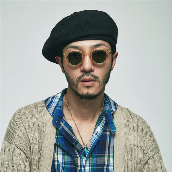 spring autumn vintage black artist headwear berets men's formal wear professional casual dualuse cap cotton male hat, Blue;gray
spring autumn vintage black artist headwear berets men's formal wear professional casual dualuse cap cotton male hat, Blue;gray