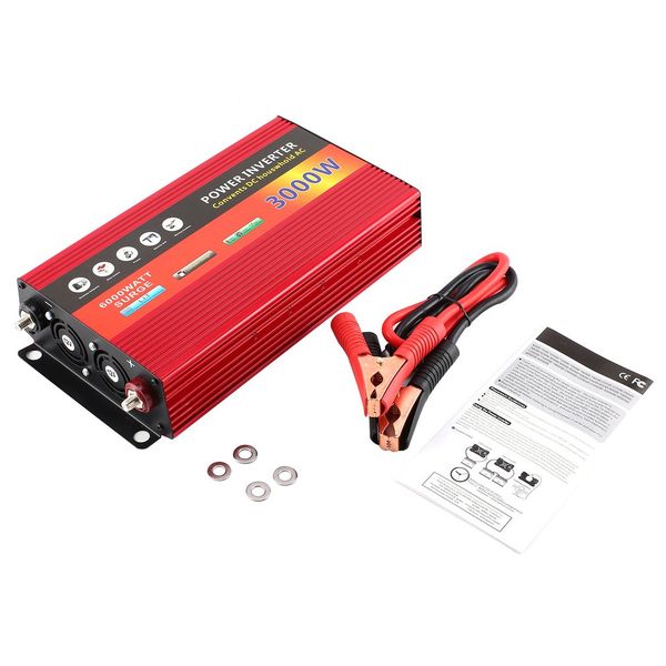 3000w solar household power inverter voltage transformer pure sine wave power inverter dc12v to ac 220v converter charger
3000w solar household power inverter voltage transformer pure sine wave power inverter dc12v to ac 220v converter charger