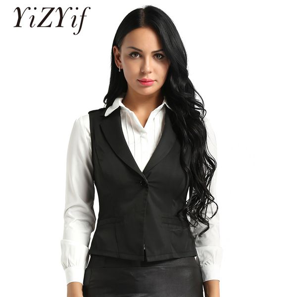 yizyif fashion womens slim fit suit vest v-neck sleeveless button down formal dress suit dressy business vest slim, Black;white
yizyif fashion womens slim fit suit vest v-neck sleeveless button down formal dress suit dressy business vest slim, Black;white