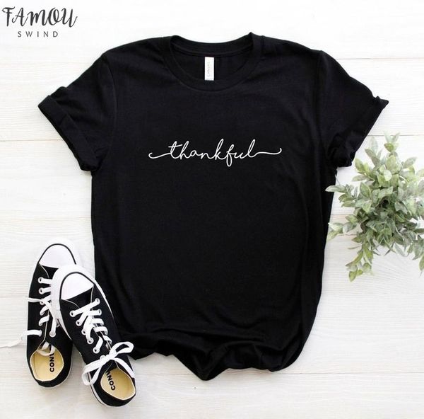 thankful letters women tshirt cotton casual funny t shirt gift for lady yong girl tee drop ship s 915, White
thankful letters women tshirt cotton casual funny t shirt gift for lady yong girl tee drop ship s 915, White