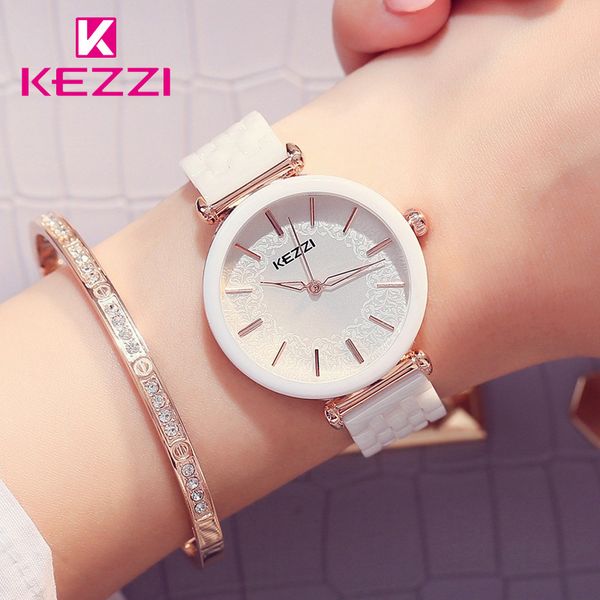 kezzi brand ceramic watches white flower quartz watch waterproof bracelet wristwatch for women clock montres femmes, Slivery;brown
kezzi brand ceramic watches white flower quartz watch waterproof bracelet wristwatch for women clock montres femmes, Slivery;brown