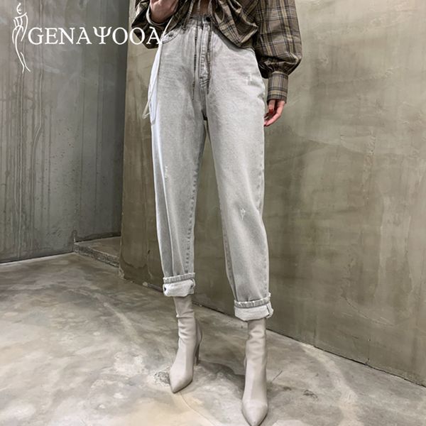 genayooa korean jeans woman high waist mom jeans loose casual light blue denim pants boyfriend for women 2020 summer hot
genayooa korean jeans woman high waist mom jeans loose casual light blue denim pants boyfriend for women 2020 summer hot