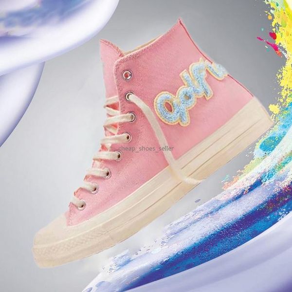 classic golf le fleur x chuck 70 chenille new men women star skateborad shoes fashion glf 1970 high pink canvas sneaker size 36-44, White;red
classic golf le fleur x chuck 70 chenille new men women star skateborad shoes fashion glf 1970 high pink canvas sneaker size 36-44, White;red