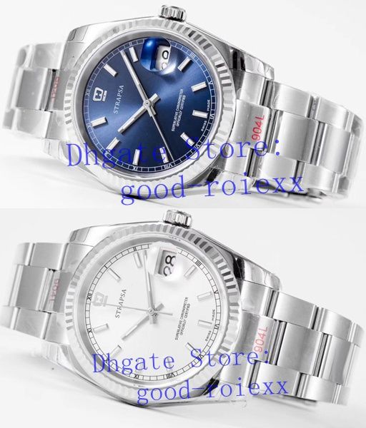 36mm chronometer dj factory mens automatic 2836 eta watch men 904l stainless steel 116234 perpetual watches date wave wristwatches, Slivery;brown
36mm chronometer dj factory mens automatic 2836 eta watch men 904l stainless steel 116234 perpetual watches date wave wristwatches, Slivery;brown