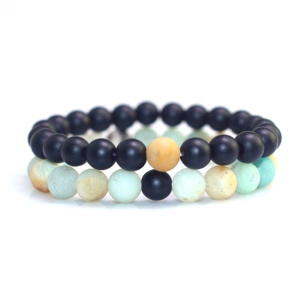 natural stone beaded bracelet couples distance bracelet classic round stone jewelry pulseira masculina for friend gifts, Black
natural stone beaded bracelet couples distance bracelet classic round stone jewelry pulseira masculina for friend gifts, Black