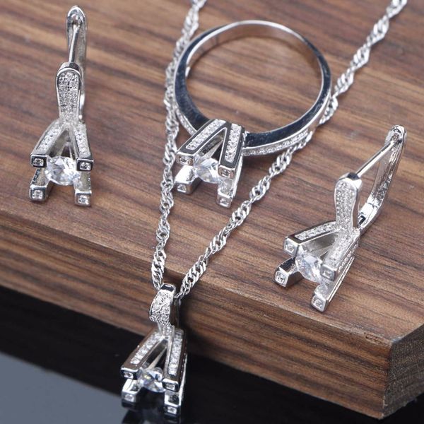 new wedding silver 925 white zircon costume bridal jewelry sets earrings for women ring pendant necklace set gift box, Slivery;golden
new wedding silver 925 white zircon costume bridal jewelry sets earrings for women ring pendant necklace set gift box, Slivery;golden