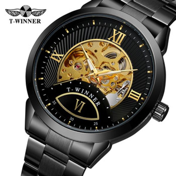 skeleton men watch luxury t-winner brand automatic wristwatch mechanical skeleton clock gift relogio masculino, Slivery;brown
skeleton men watch luxury t-winner brand automatic wristwatch mechanical skeleton clock gift relogio masculino, Slivery;brown