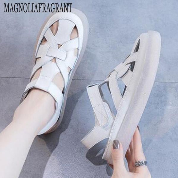 breathable summer women sandals genuine leather women beach shoes cut-outs female flats new casual women's loafers 2020 hy765, Black
breathable summer women sandals genuine leather women beach shoes cut-outs female flats new casual women's loafers 2020 hy765, Black