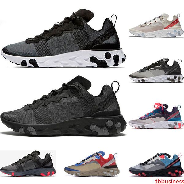2019 react element 87 55 running shoes for men women white black neptune green blue trainer designer breathable sports sneaker size 36-45
2019 react element 87 55 running shoes for men women white black neptune green blue trainer designer breathable sports sneaker size 36-45