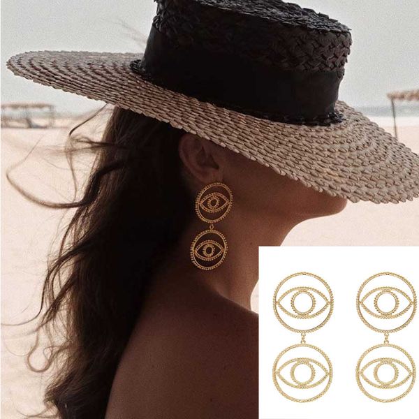 creative exaggerated vintage round gold eye shape earrings for women fashion personality rhinestone trendy earring jewelry, Silver
creative exaggerated vintage round gold eye shape earrings for women fashion personality rhinestone trendy earring jewelry, Silver