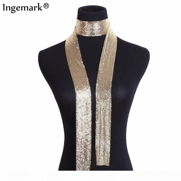 punk statement aluminium alloy sequins pendant long choker necklace pendant neck collar necklaces for women fashion jewelry, Silver
punk statement aluminium alloy sequins pendant long choker necklace pendant neck collar necklaces for women fashion jewelry, Silver