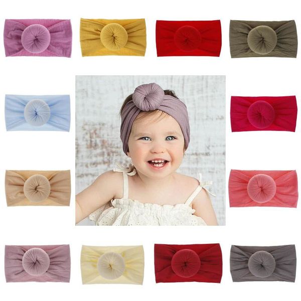 Baby Nylon Head bands Solid Color Turban Super Soft Ball Knot Hair band Headband Headwraps Toddler Hair Accessory
Baby Nylon Head bands Solid Color Turban Super Soft Ball Knot Hair band Headband Headwraps Toddler Hair Accessory