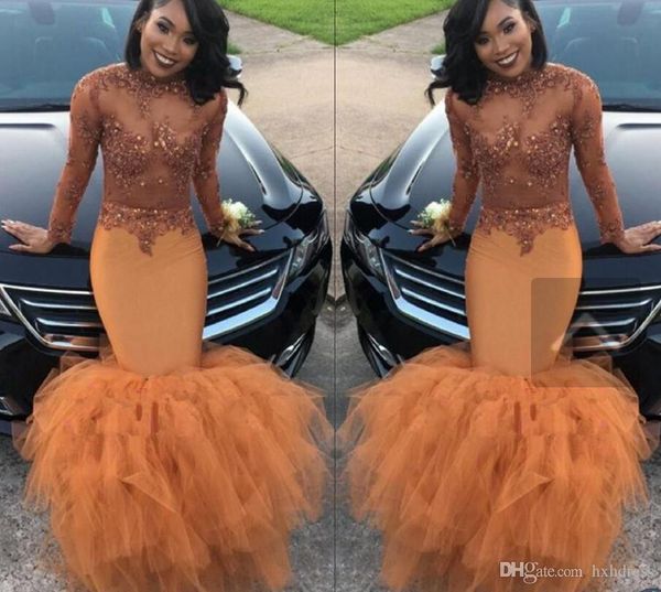2019 new black girls long sleeves tulle mermaid prom dresses lace applique beaded ruffles evening gowns formal party dresses a31
2019 new black girls long sleeves tulle mermaid prom dresses lace applique beaded ruffles evening gowns formal party dresses a31