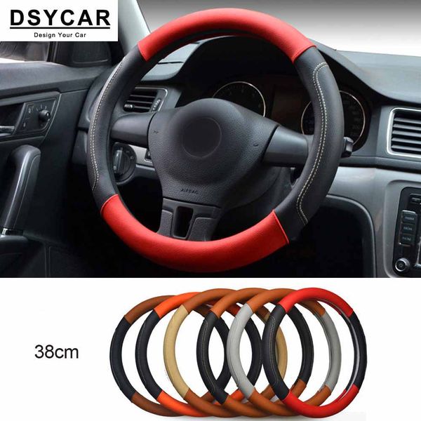 1pcs pu leather car steering wheel cover 38cm non-slip sweat-proof breathable contrast color car steering wheel cover for men
1pcs pu leather car steering wheel cover 38cm non-slip sweat-proof breathable contrast color car steering wheel cover for men