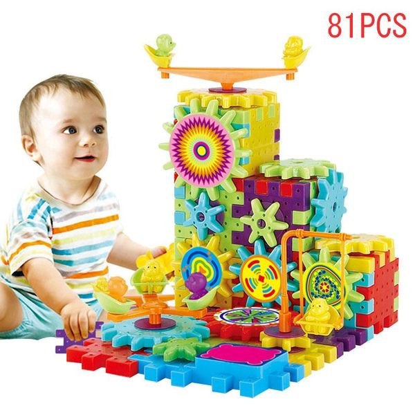 81 pcs plastic electric gears 3d puzzle building kits bricks educational toys for kids children gifts an88
81 pcs plastic electric gears 3d puzzle building kits bricks educational toys for kids children gifts an88