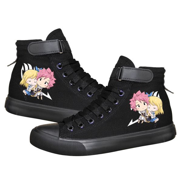 anime fairy tail casual ankle canvas shoes hook loop flat plimsolls duck shoes sneakers, Black
anime fairy tail casual ankle canvas shoes hook loop flat plimsolls duck shoes sneakers, Black