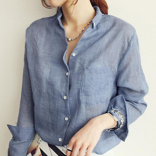 chemisier femme womens fashion 2018 autumn linen white shirt women long sleeve blouse korean woman clothes roupas femininas
chemisier femme womens fashion 2018 autumn linen white shirt women long sleeve blouse korean woman clothes roupas femininas