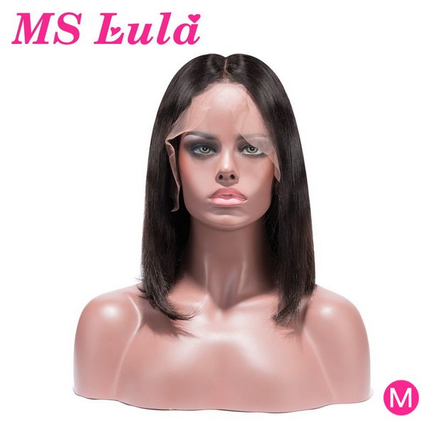 brazilian 13x6 #1b bob lace front wigs ms lula 13x4 lace wig remy natural color 150% short human hair wigs for women bob wig, Black;brown
brazilian 13x6 #1b bob lace front wigs ms lula 13x4 lace wig remy natural color 150% short human hair wigs for women bob wig, Black;brown